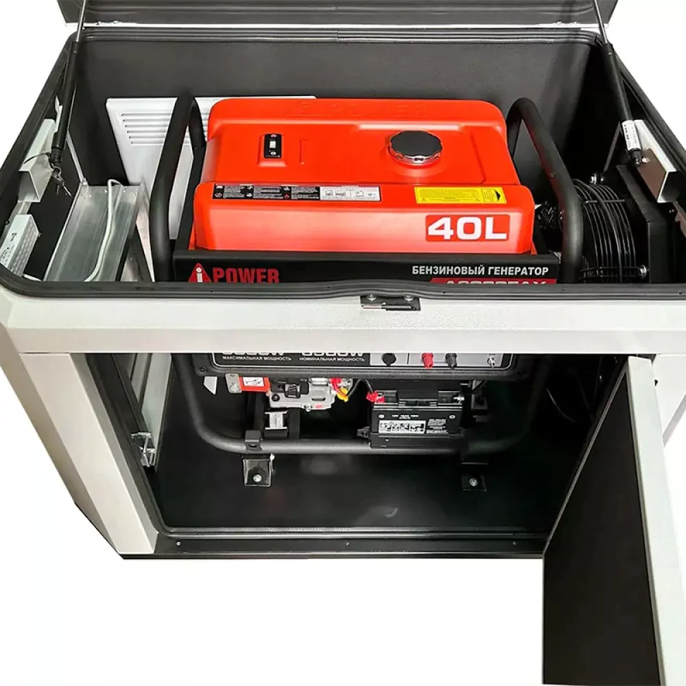 A-iPower A13000EAX бензиновый генератор в зимнем кожухе 1700SS RAL 7035 129121